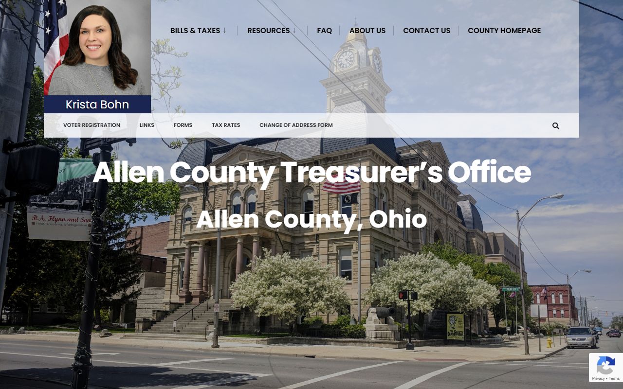 Allen County Treasurer main website
